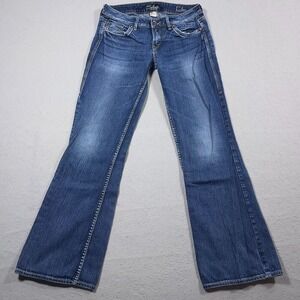 VTG Silver Jeans‎ Co Women Women's Size 30 Eden Bootcut Low Rise Medium Wash